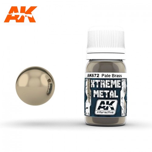 AK INTERACTIVE XTREME METAL PALE BRASS 30ML AK672